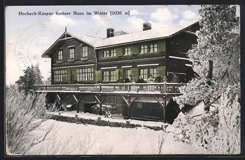 AK Kasper Geitner Haus, Ansicht im Winter