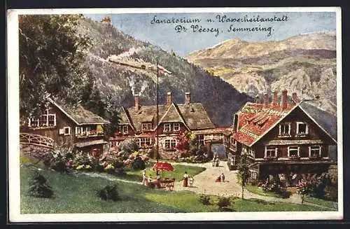 AK Semmering, Sanatorium und Wasserheilanstalt Dr. Vécsey