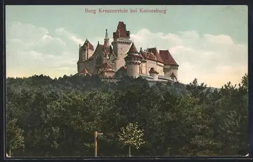 AK Korneuburg, Burg Kreuzenstein mit Umgebung