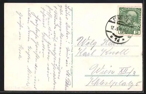 AK St. Pölten, Kremserstrasse und Restaurant Kaiserkrone