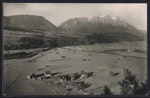 AK Grosssölk, Sölkdörfl Stein an der Enns, Luftbild