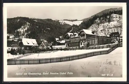 AK Spital am Semmering, Hotel Pension Onkel Fritz im Schnee