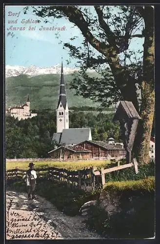 AK Amras, Blick auf die Kirche