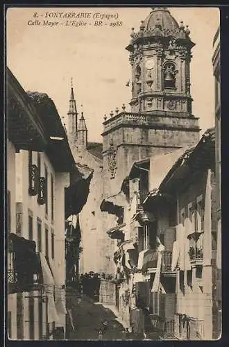 AK Fontarrabie, Calle Mayor, L`Eglise