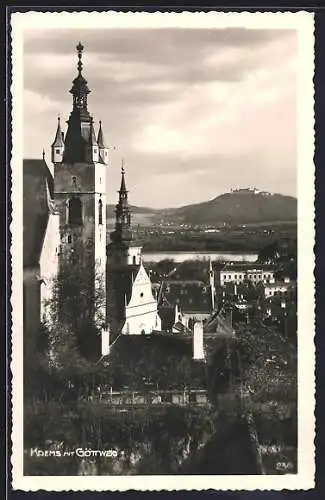 AK Krems /Donau, Ortsansicht mit Göttweig