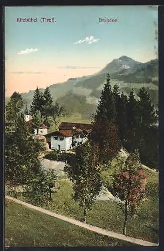 AK Kitzbühel, Blick zur Einsiedelei