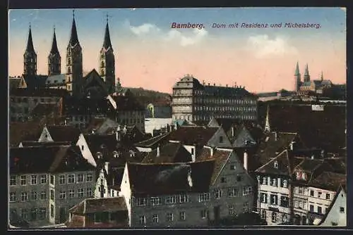 AK Bamberg, Dom mit Residenz und Michelsberg