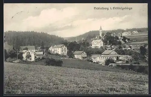 AK Fichtelberg / Fichtelgebirge, Gesamtansicht