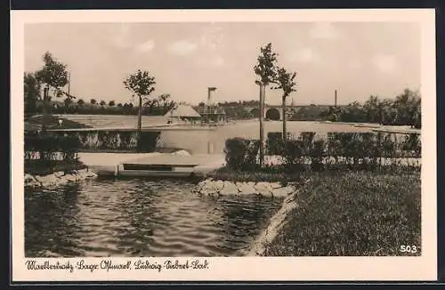 AK Marktredwitz, Blick ins Ludwig-Siebert-Bad