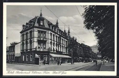 AK Trier, Hotel-Restaurant Viktoria in der Str. 19