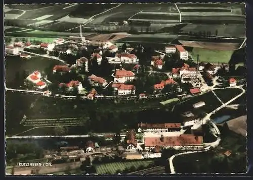 AK Kutzenberg /Ofr., Ortsansicht aus der Vogelschau