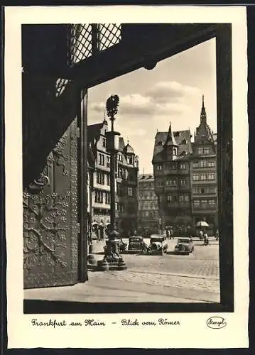 AK Alt-Frankfurt, Blick vom Römer