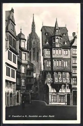 AK Alt-Frankfurt, Domblick am alten Markt