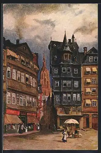 AK Alt-Frankfurt, Domblick am alten Markt