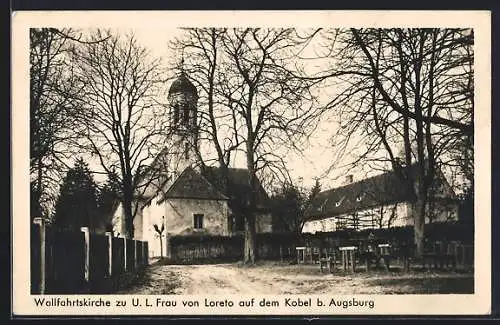 AK Kobel b. Augsburg, Wallfahrtskirche zu U. L. Frau