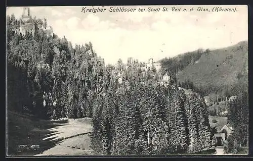 AK St. Veit a. d. Glan, Die Kraigher Schlösser