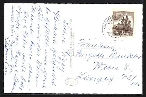 AK St. Corona, Teilansicht mit Bergpanorama, Kleines Paar im Auto