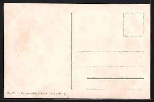 AK Gloggnitz, Ortsansicht mit Feldern