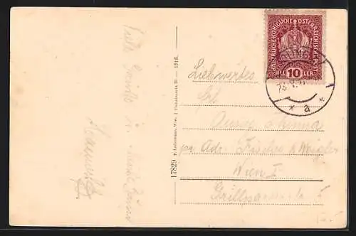 AK Maria Enzersdorf, Burg Liechtenstein, Panorama-Ansicht