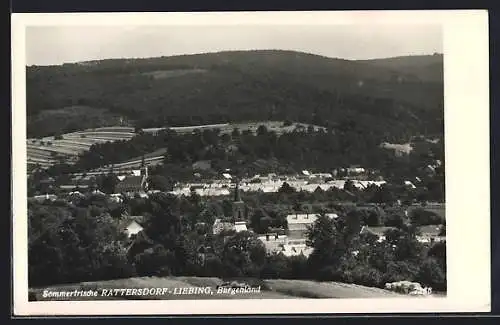 AK Rattersdorf-Liebing /Burgenland, Totalansicht mit Umgebung aus der Vogelschau