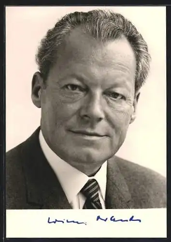 AK Willy Brandt, MdB, Bundeskanzler, Vorsitzender der SPD