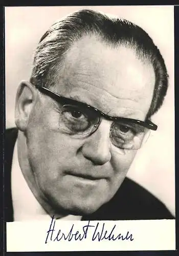 AK Portrait Herbert Wehner, Mitglied des SPD-Präsidiums