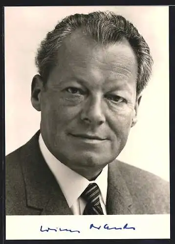 AK Willy Brandt, MdB, Bundeskanzler, Vorsitzender der SPD