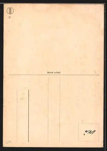 AK Hallingdal, Norwegerin in regionaler Tracht