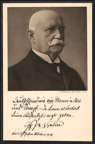 AK Portrait Graf Ferdinand von Zeppelin