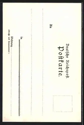 Künstler-AK K. Mutter: Frauenalb, Blick auf den Ort, Strassenpartie