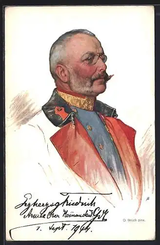 AK Portrait Erzherzog Friedrich