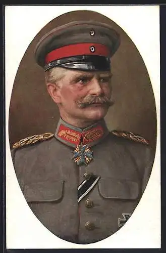 AK Generalfeldmarschall von Mackensen mit Orden Pour le Merite