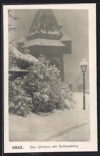 AK Graz, Der Uhrturm am Schlossberg