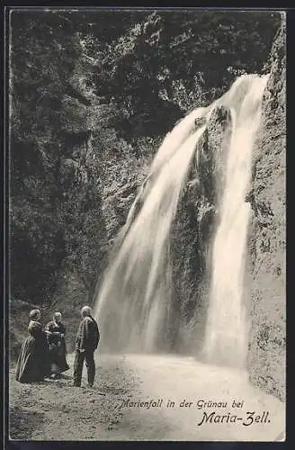 AK Maria-Zell, Marienfall in der Grünau