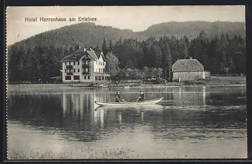 AK Mariazell, Hotel Herrenhaus am Erlafsee