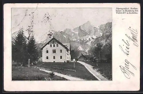 AK Thörl, Buchberg, Alpengasthof Bodenbauer