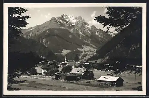 AK Mayrhofen, Gesamtansicht mit Grünberg