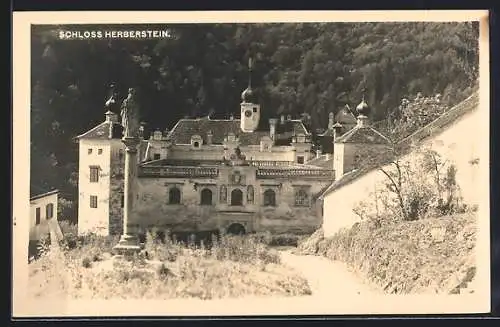 AK Stubenberg /Steiermark, Schloss Herberstein im Sonnenschein