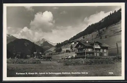 AK St. Jakob in Defereggen, Gasthaus Kurhaus R. Kreuz