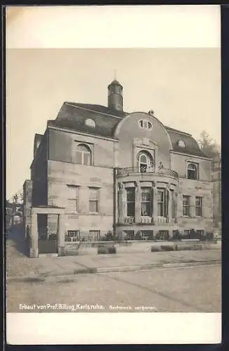 AK Karlsruhe, Haus erbaut v. Prof. Billing in der Veilchenstrasse