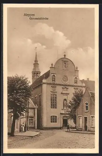 AK Meppen, Blick auf die Gymnasialkirche