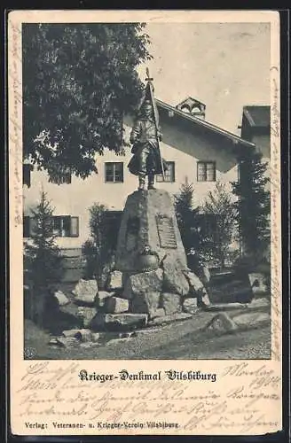 AK Vilsbiburg, Blick aufs Krieger-Denkmal