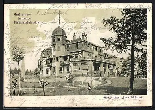 AK Kirchheimbolanden, Städt. Kurhaus auf dem Schillerhain