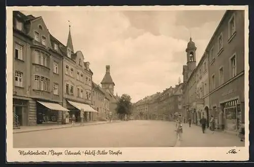 AK Marktredwitz /Bayer. Ostmark, In der  Strasse