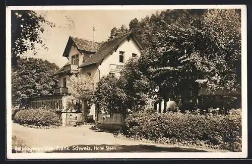 AK Behringersmühle /Fränk. Schweiz, Das Hotel Stern