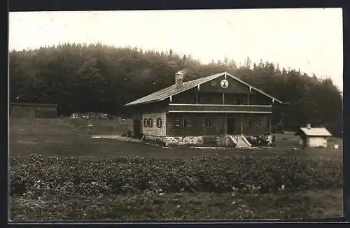 AK Lusen, Blick auf das Gasthaus Tummelplatz