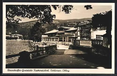 AK Schliersee /Obbay, Café-Gaststätte Fischerstüberl