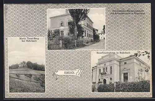 AK Graz, Rohrbach, Maria Trost-Berg, Arbeitsschule und Benefiziatenhaus