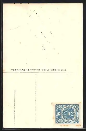 AK Schrattenthal, Obermarkersdorf, Forsthaus und Teilansicht