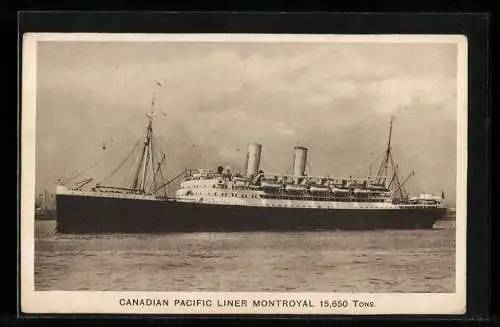 AK Passagierschiff Montroyal, Canadian Pacific Line